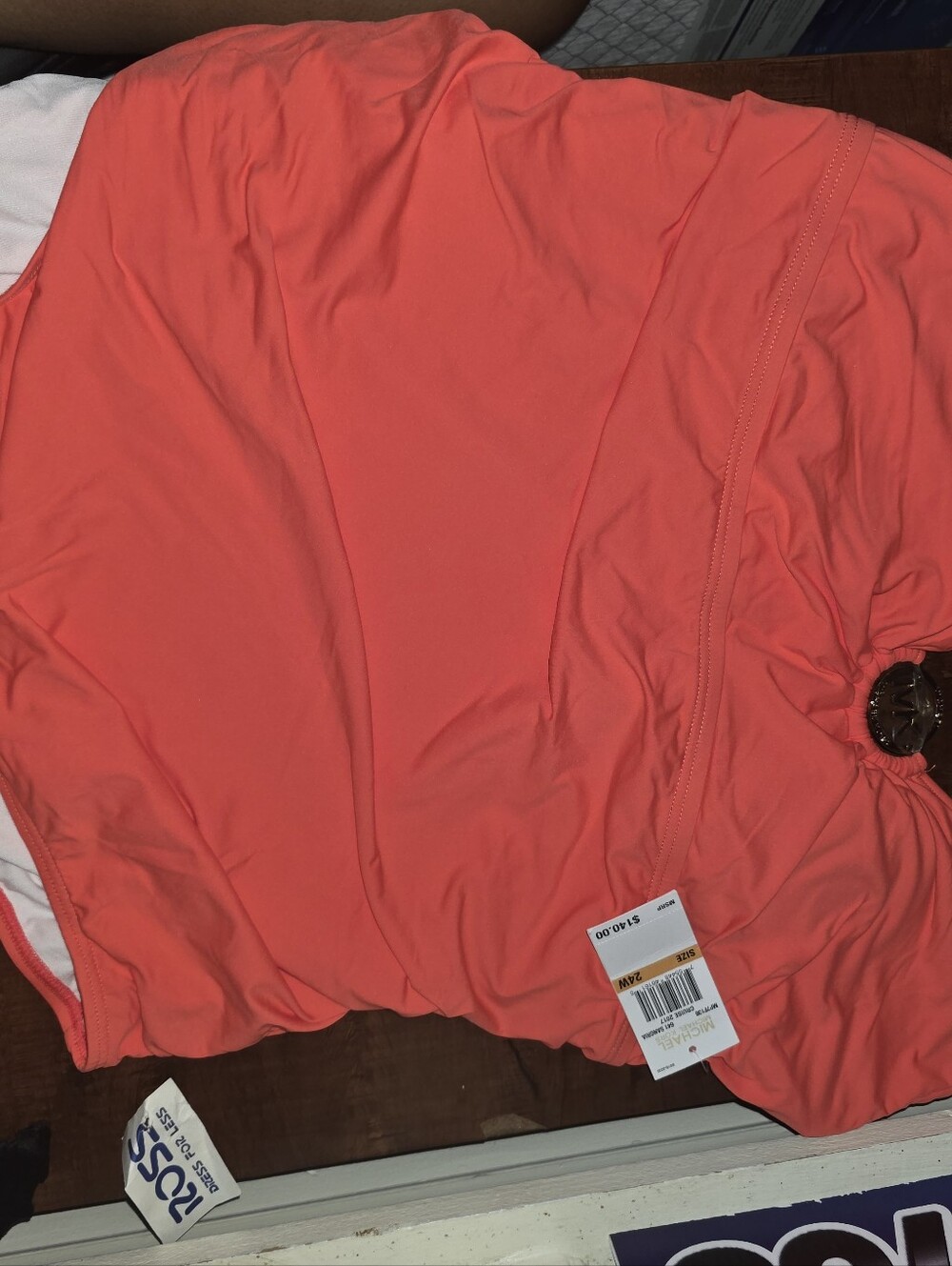 Michael Kors Coral Pink One-Piece Swimsuit